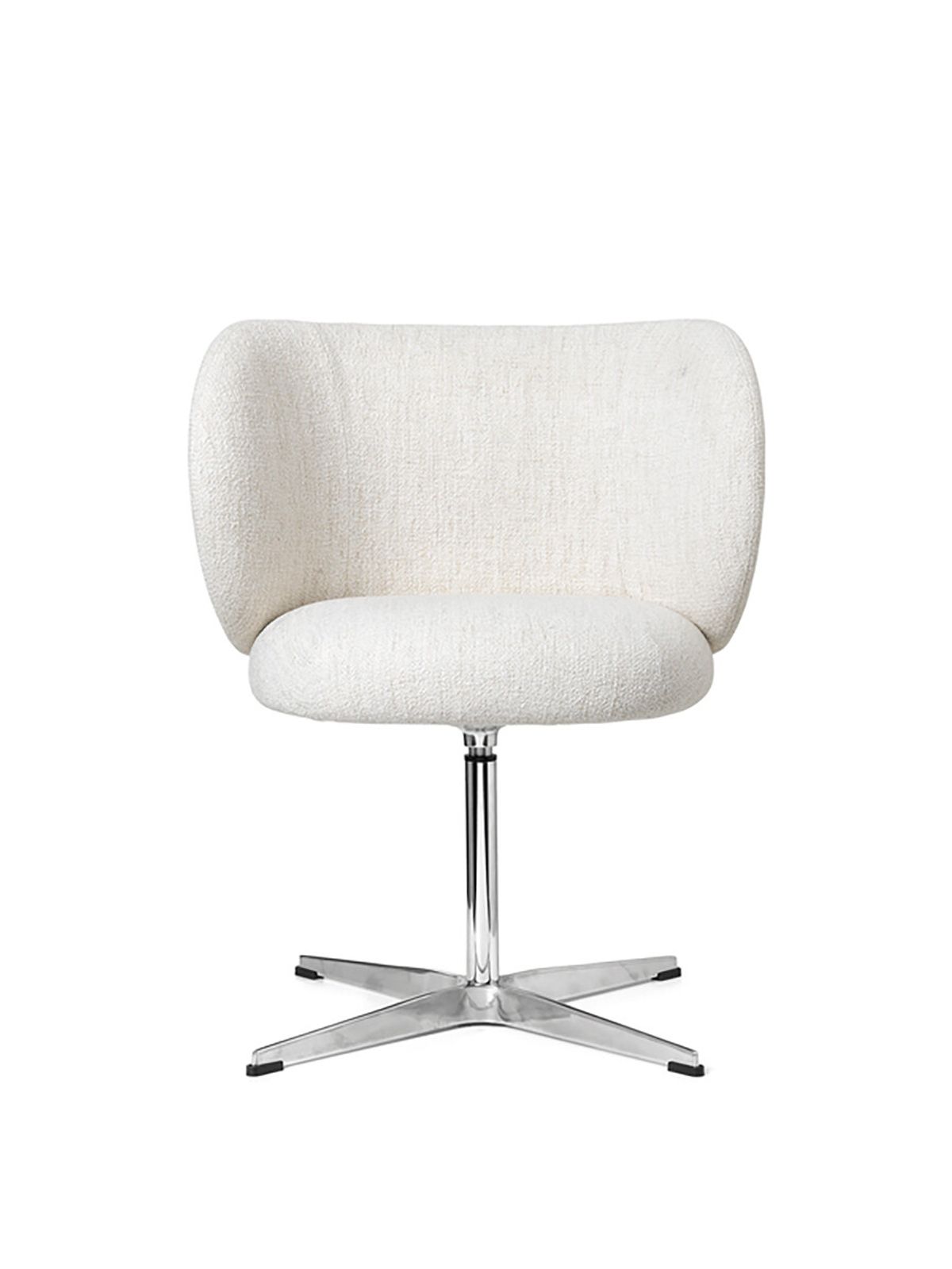 Rico Spisebordsstol, swivel fra Ferm Living (Bouclé - Off-White)