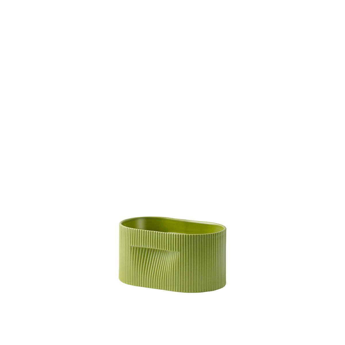 Ridge Planter, moss green fra Muuto (H 13 cm)