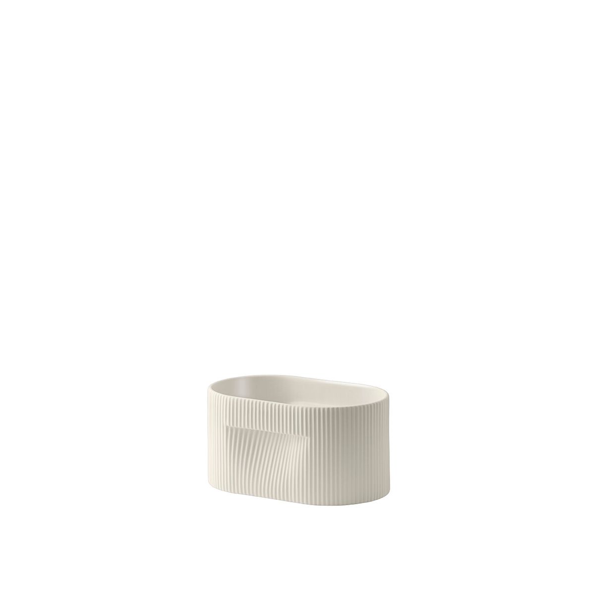 Ridge Planter, off white fra Muuto (H 13 cm)