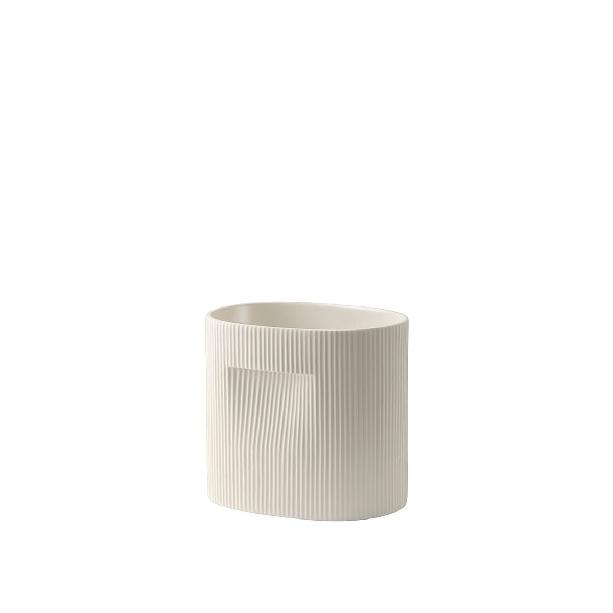 Ridge Planter, off white fra Muuto (H 24 cm)