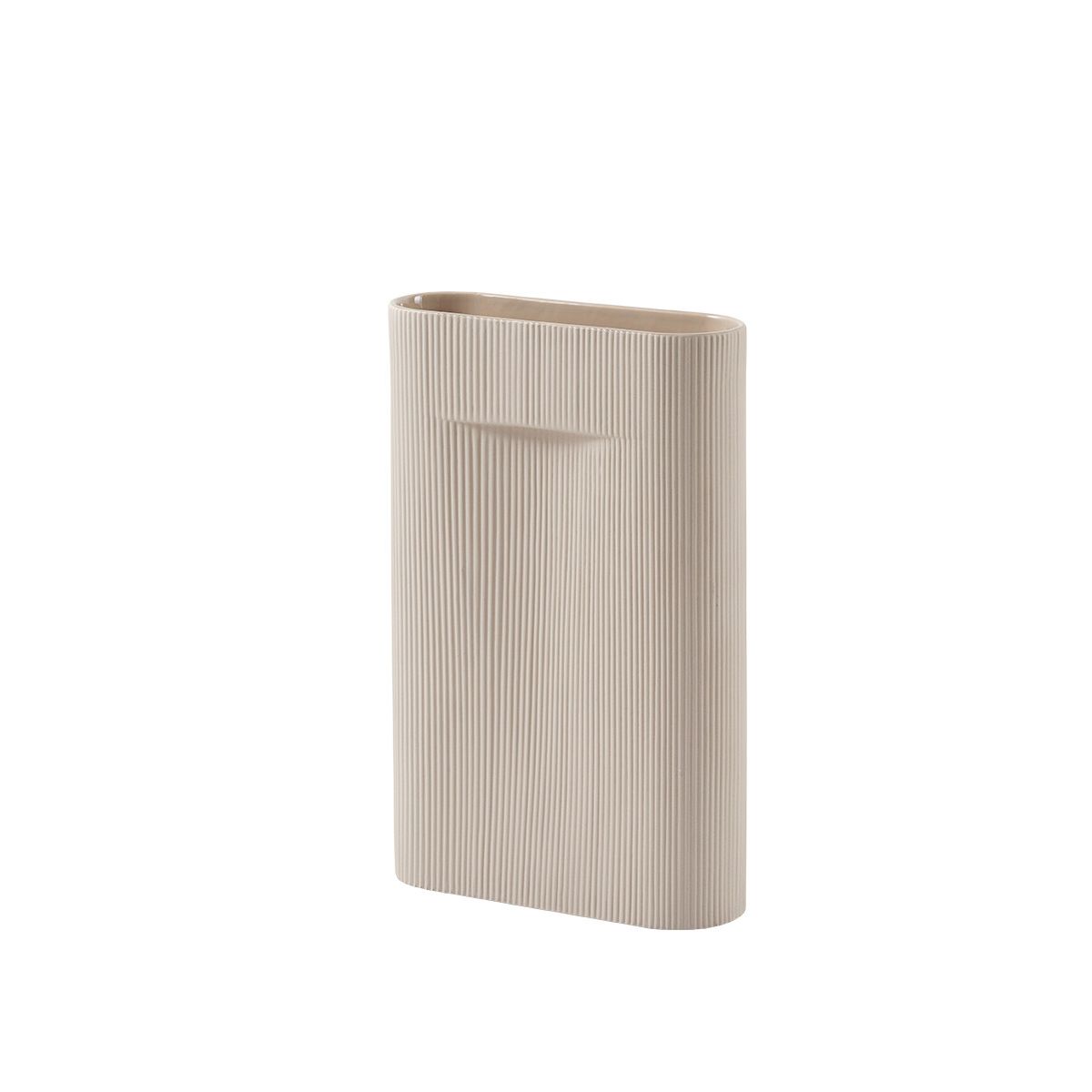 Ridge Vase fra Muuto (Beige, H48,5 cm)