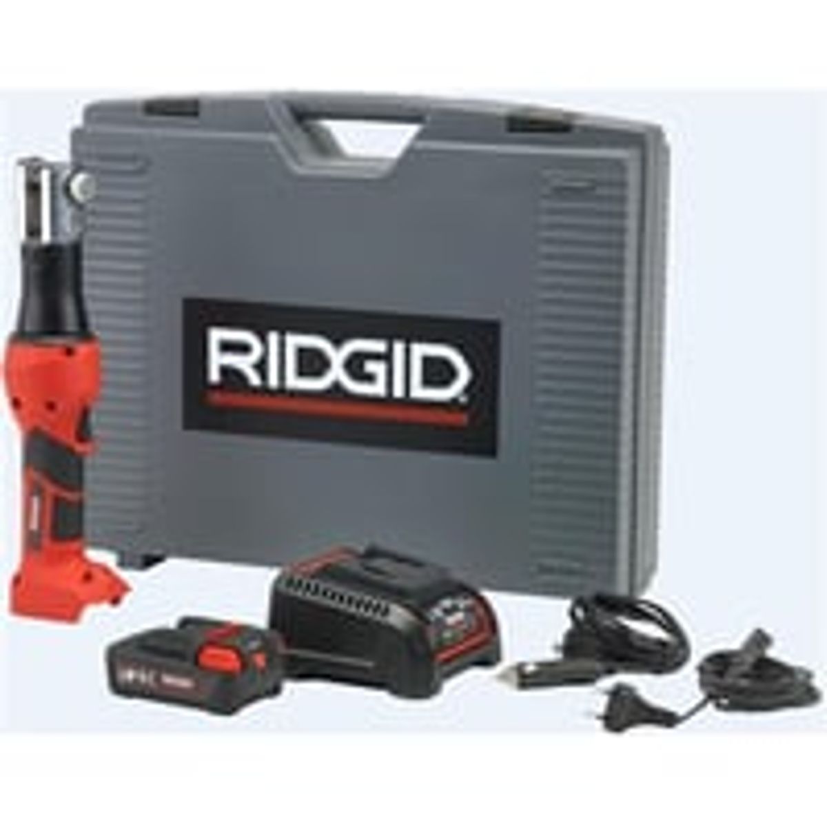 Ridgid RP-219 pressmaskine + batteri og lader