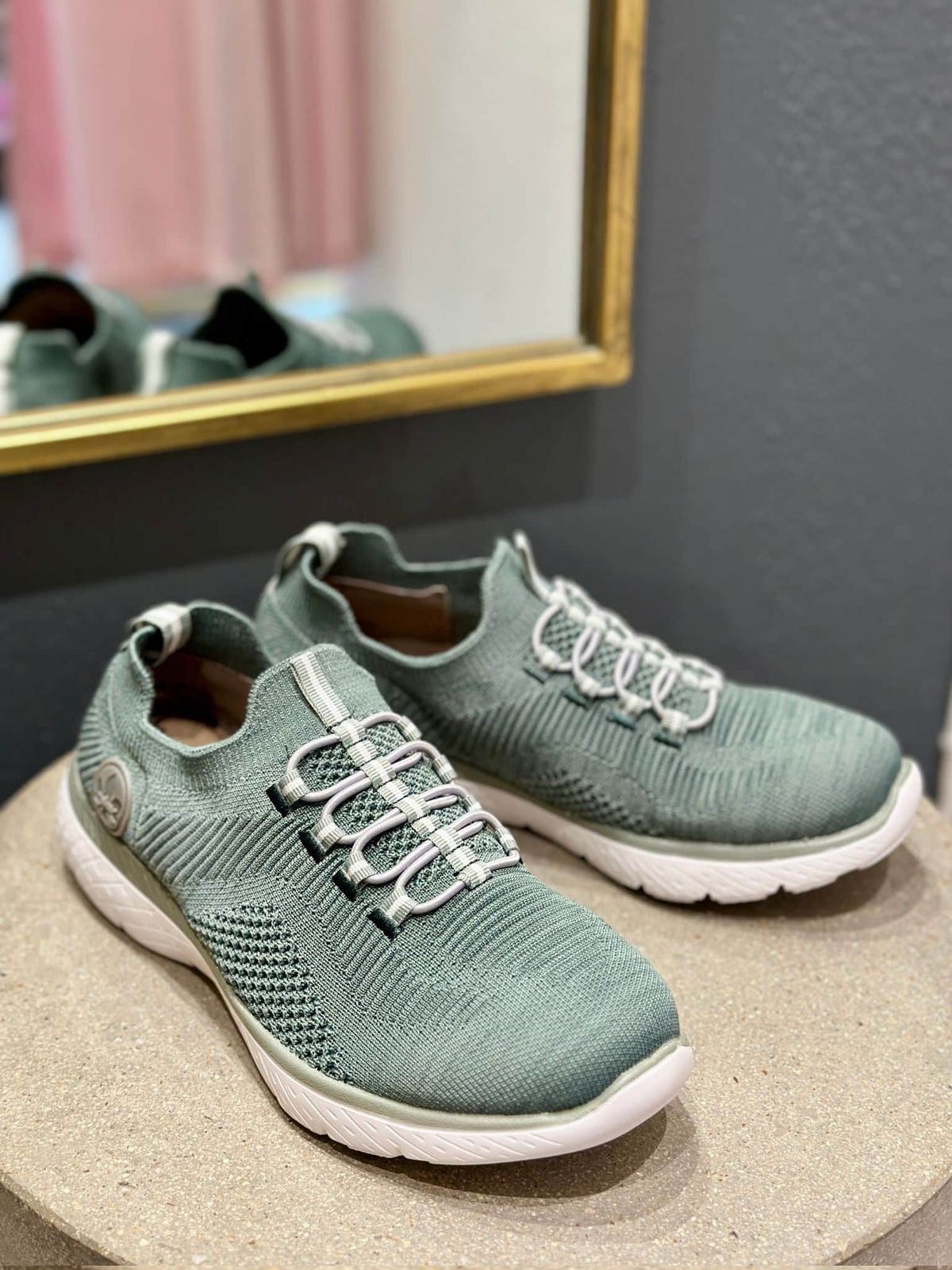 RIEKER, Dame, Sneakers - Green 37