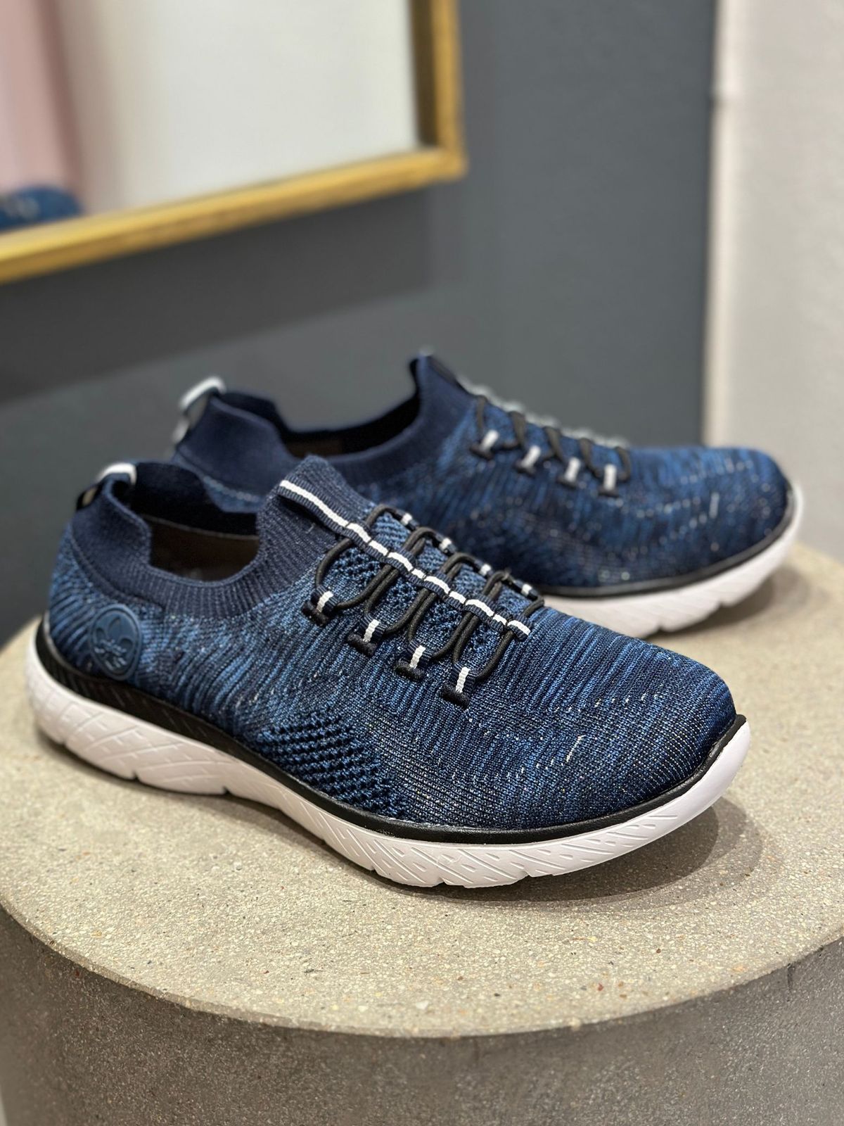 RIEKER, Dame, Sneakers - Navy 36