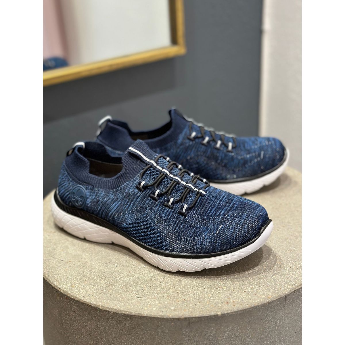 RIEKER, Dame, Sneakers - Navy 38