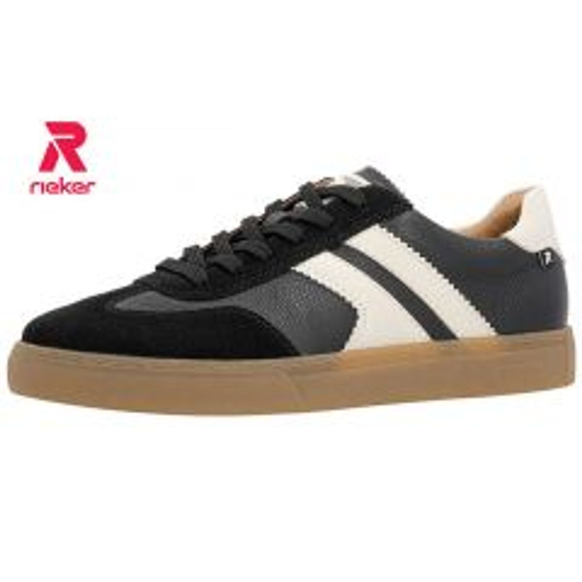 Rieker - herresko - 76-1081 - Sort - 42