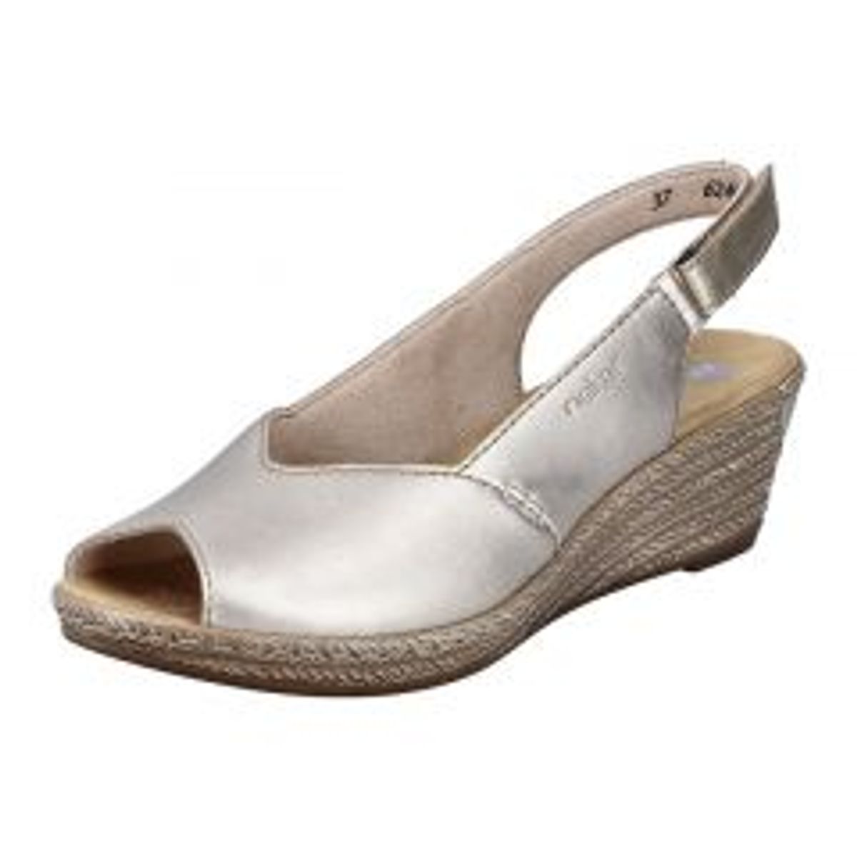 Rieker - Sandal - 42-0740 - Guld - 36