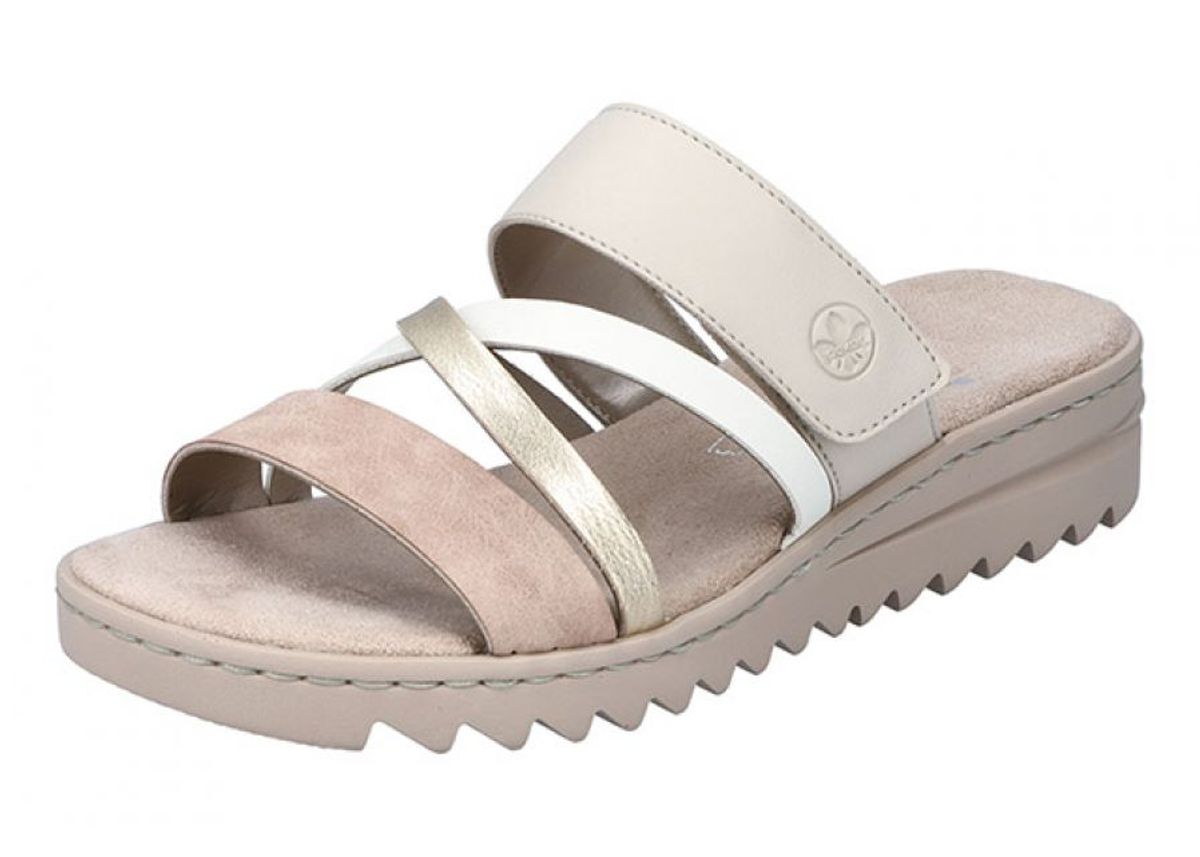 Rieker - Sandal - 44-0305 - Beige/guld - 40