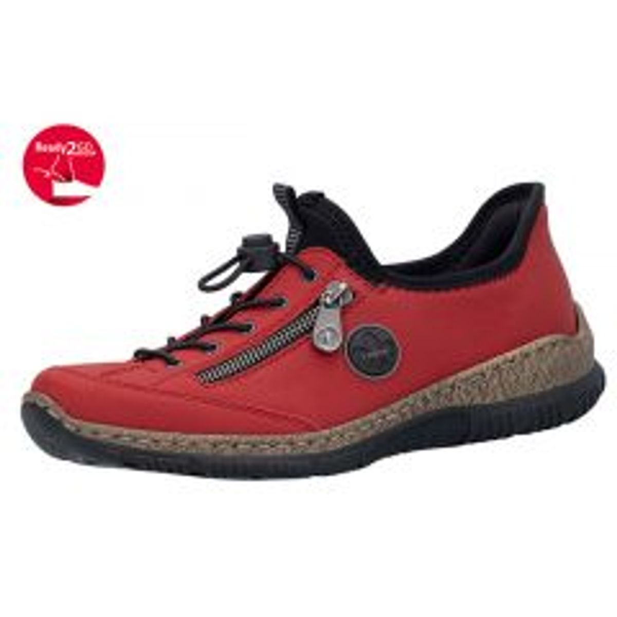 Rieker - Sneaker - 23-0586 - Rød - 36