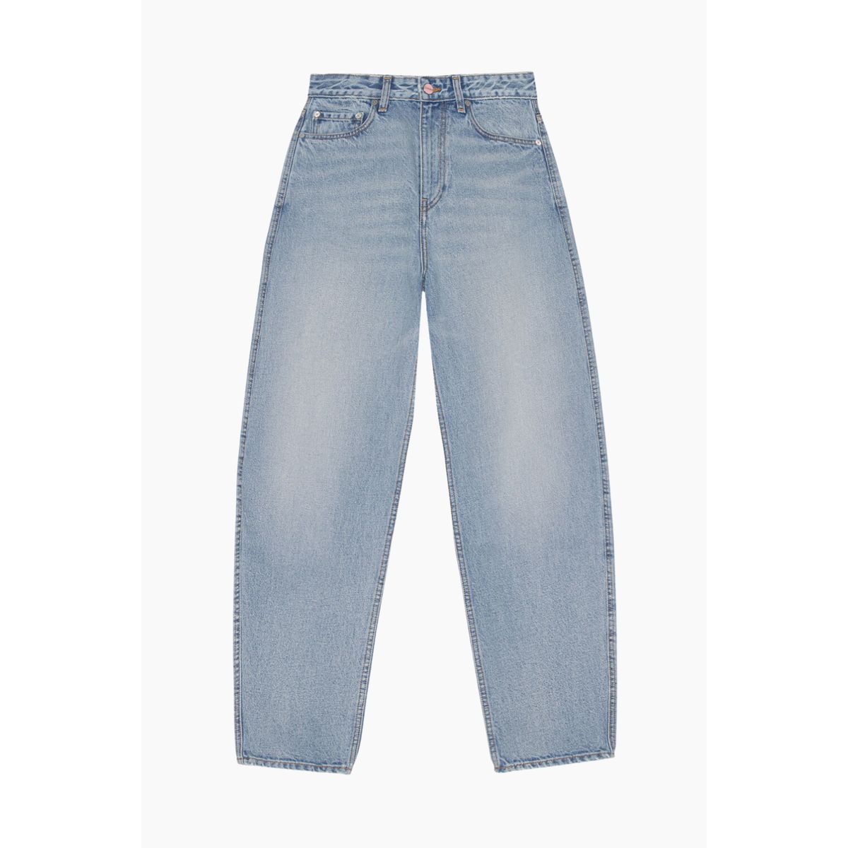 Rigid Denim Stary Jeans J1641 - Light Blue Vintage - GANNI - Blå 28/32