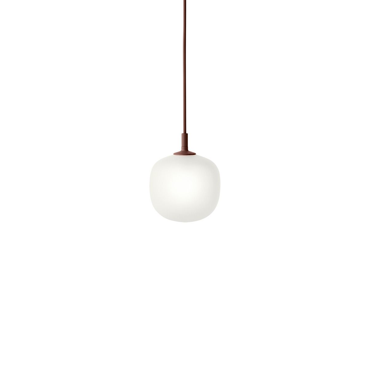 Rime Pendant Lampe, Ø 12 cm fra Muuto (Deep red)