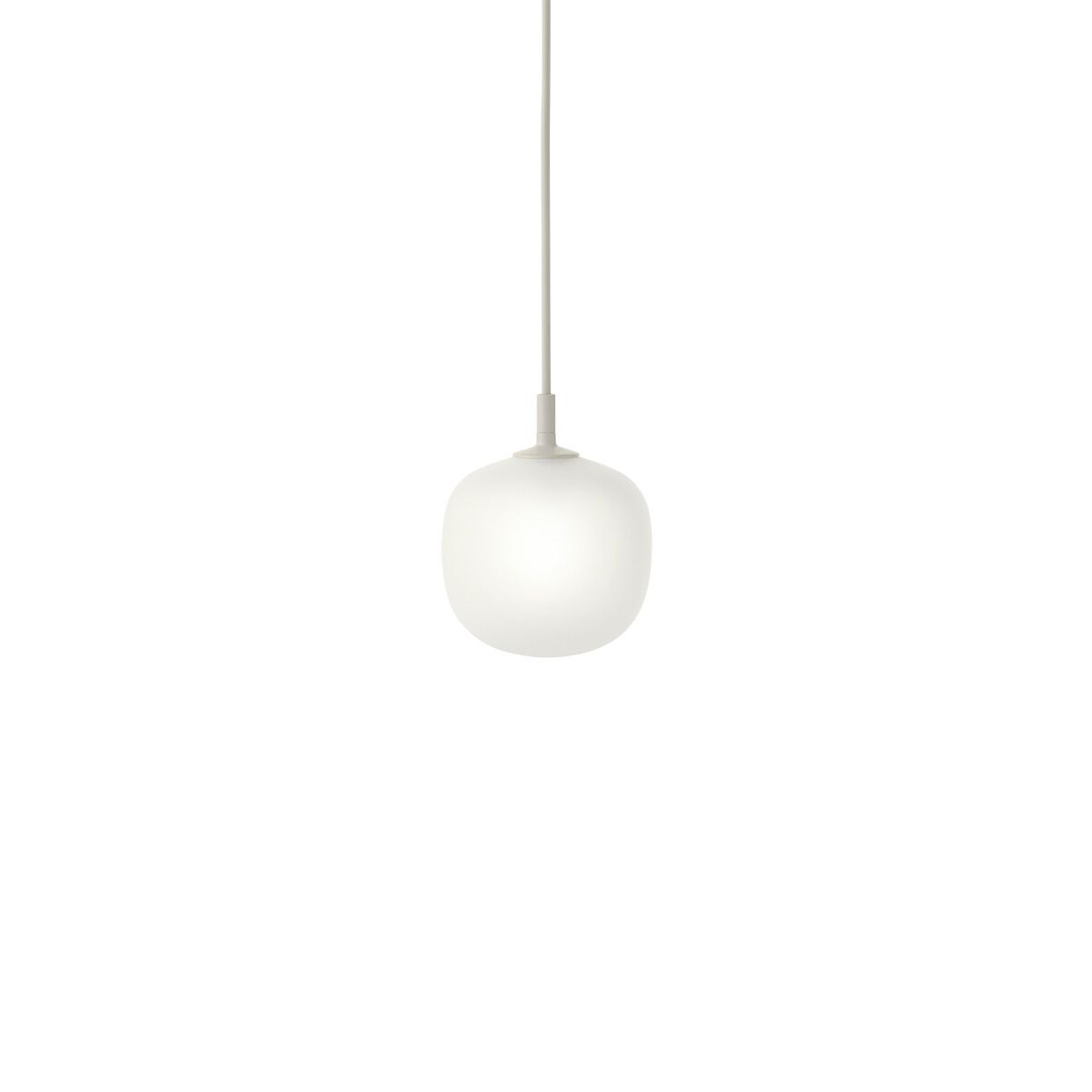 Rime Pendant Lampe, Ø 12 cm fra Muuto (Grey)