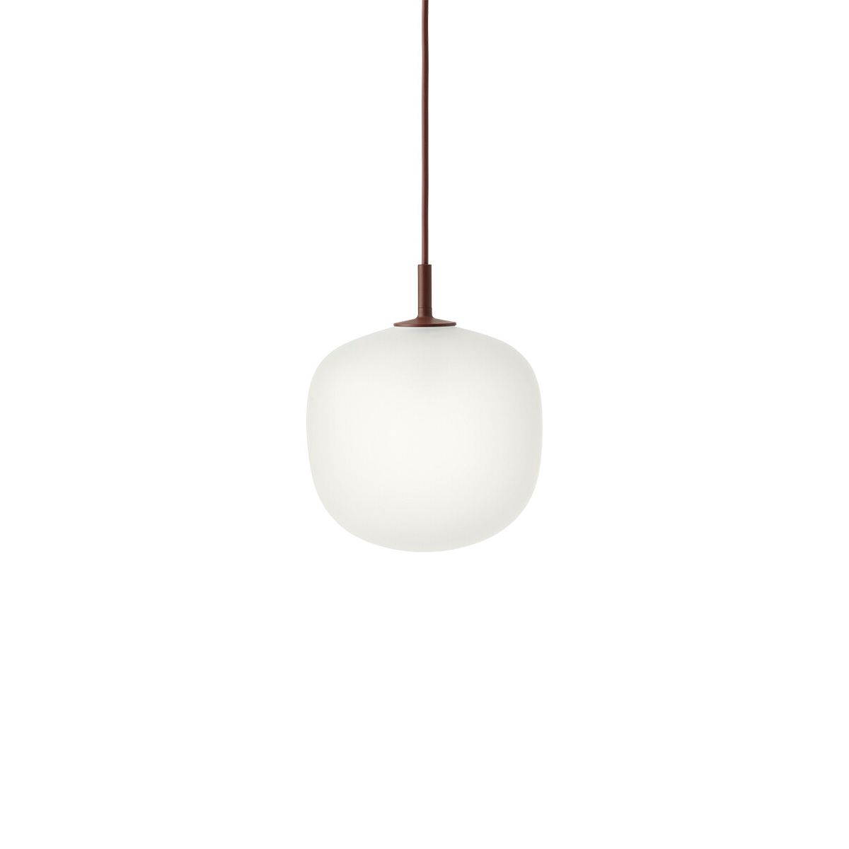 Rime Pendant Lampe, Ø 18 cm fra Muuto (Deep red)