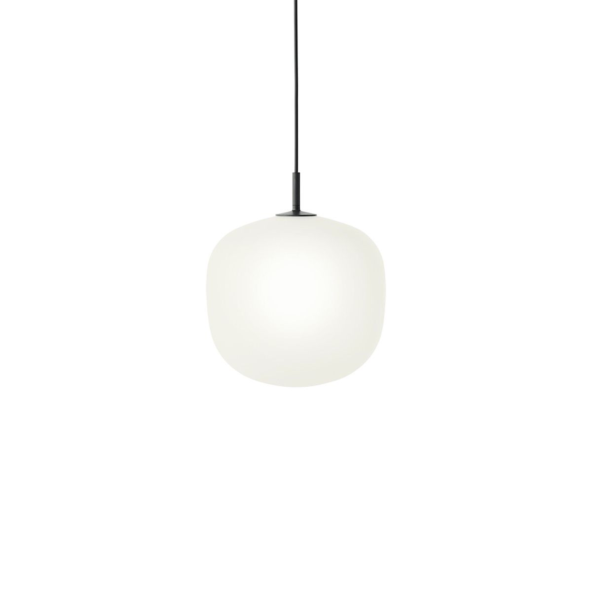 Rime Pendant Lampe, Ø 25 cm fra Muuto (Black)