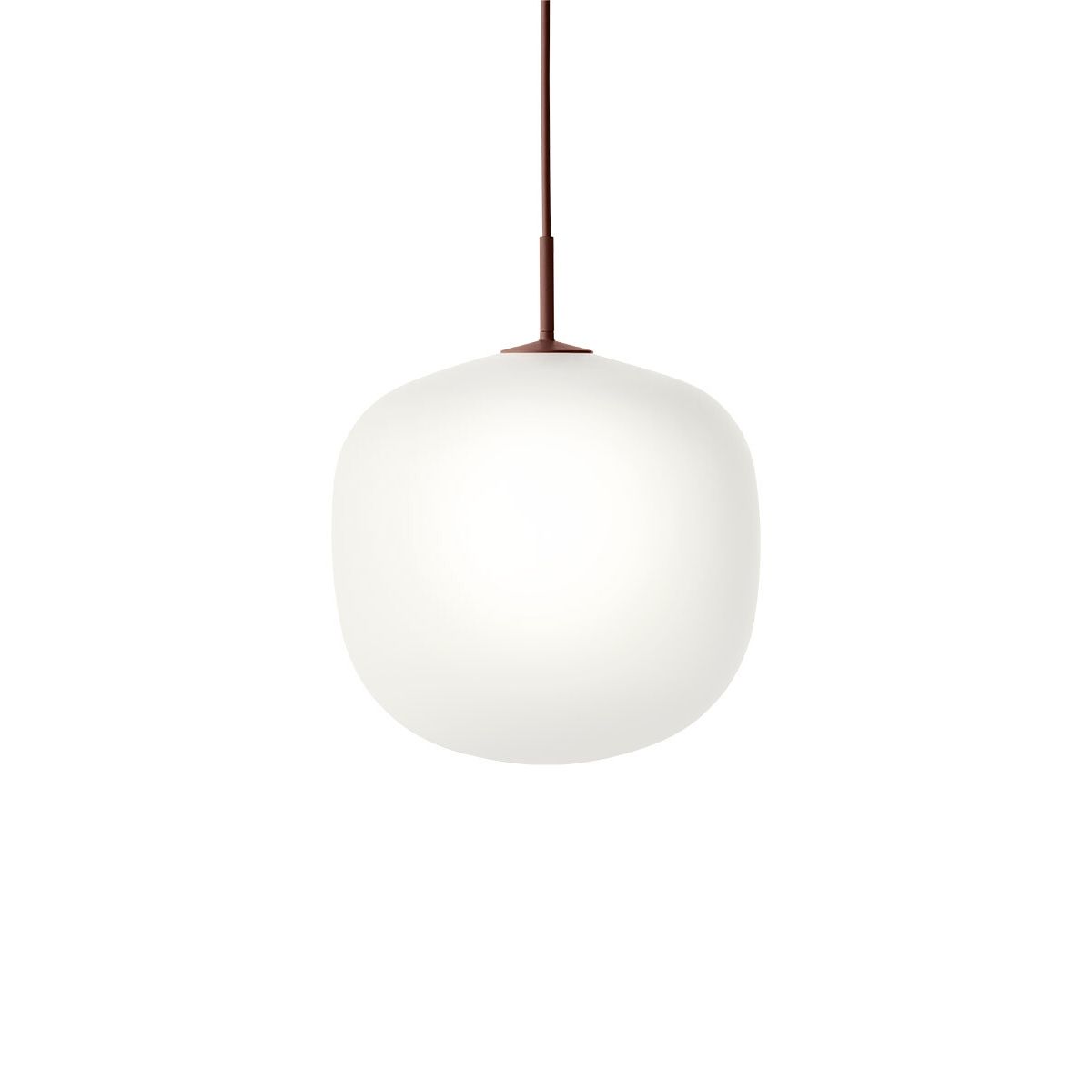 Rime Pendant Lampe, Ø 37 cm fra Muuto (Deep red)