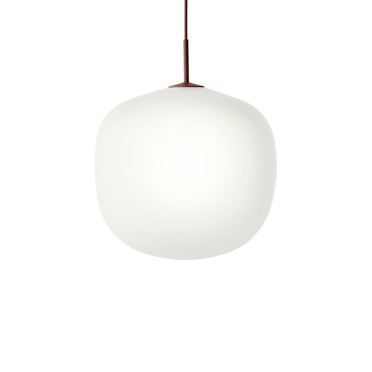 Rime Pendant Lampe, Ø 45 cm fra Muuto (Deep red)