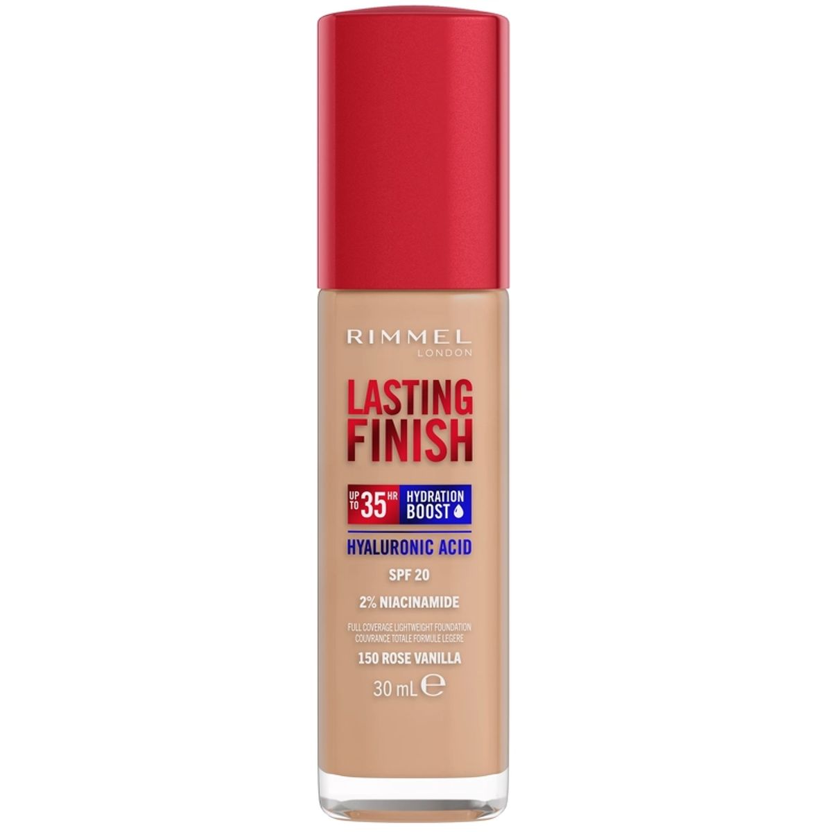 RIMMEL Clean Lasting Finish Foundation 30 ml - 150 rose vanilla