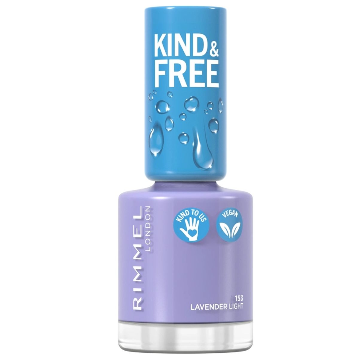 RIMMEL Kind & Free Clean Nail 8 ml - 153 Lavender Light