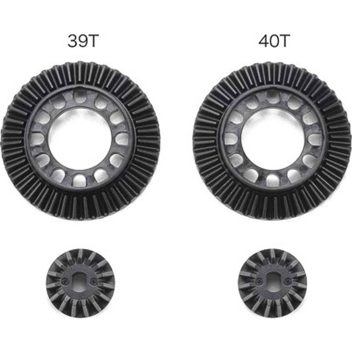 Ring Gear Set (39t, 40t) For Xv-02/tt-02 Direct Co - 51704 - Tamiya