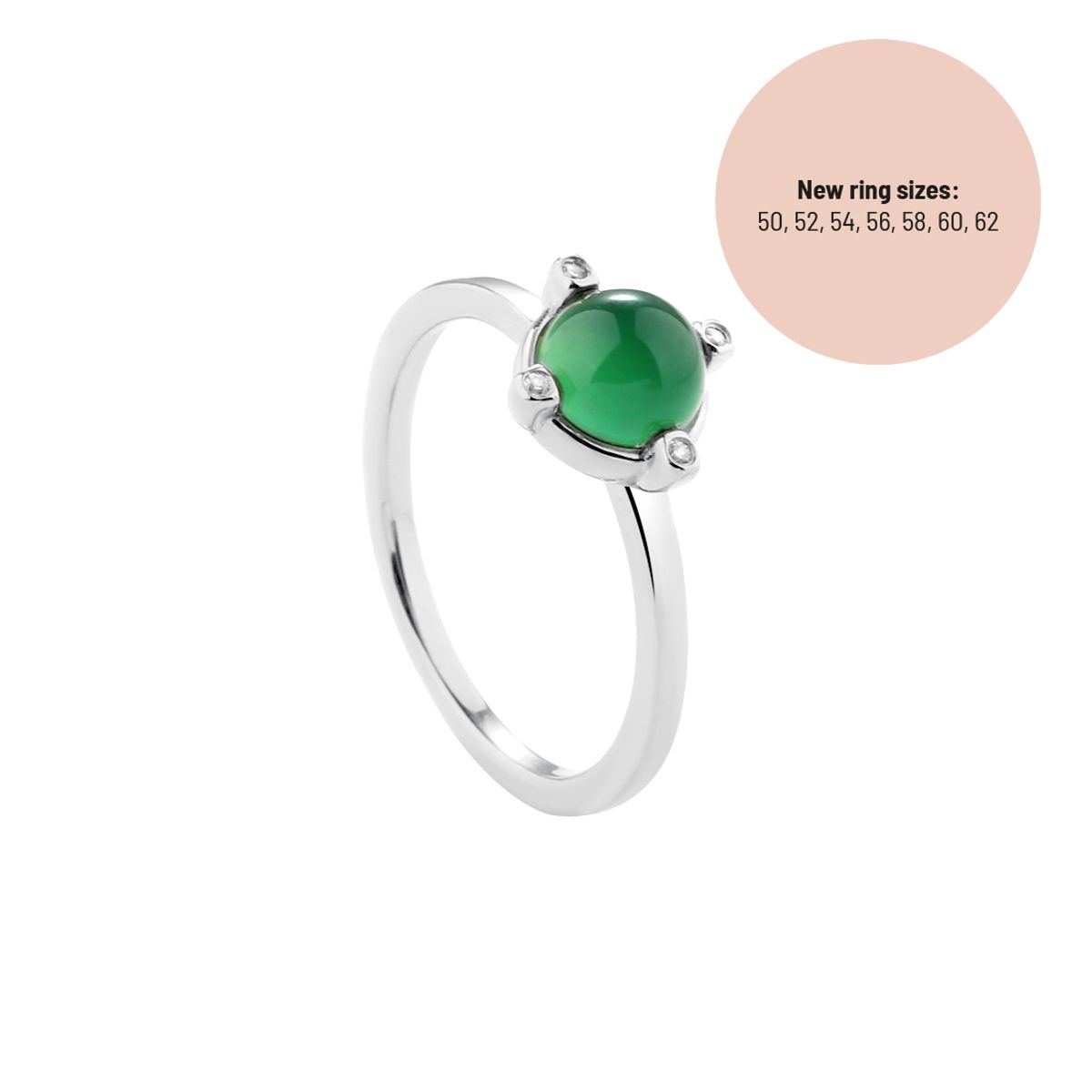 Ring | GREEN PEGGY str 58