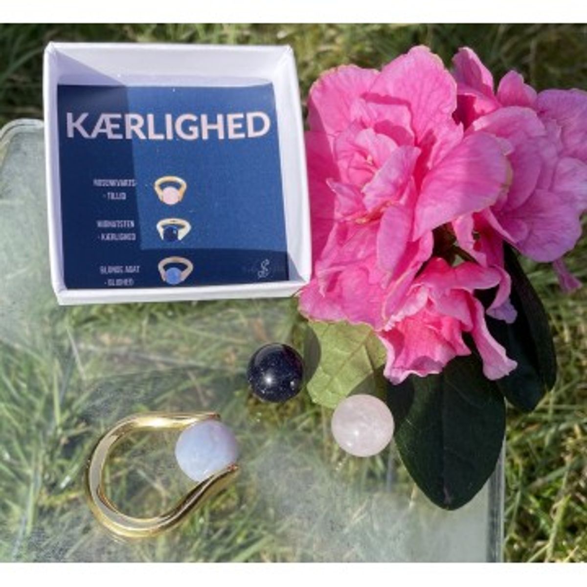 Ring - Kærlighed - 18karat - Størrelse: 54 - Ringe m. symboler - GodKarmaShop