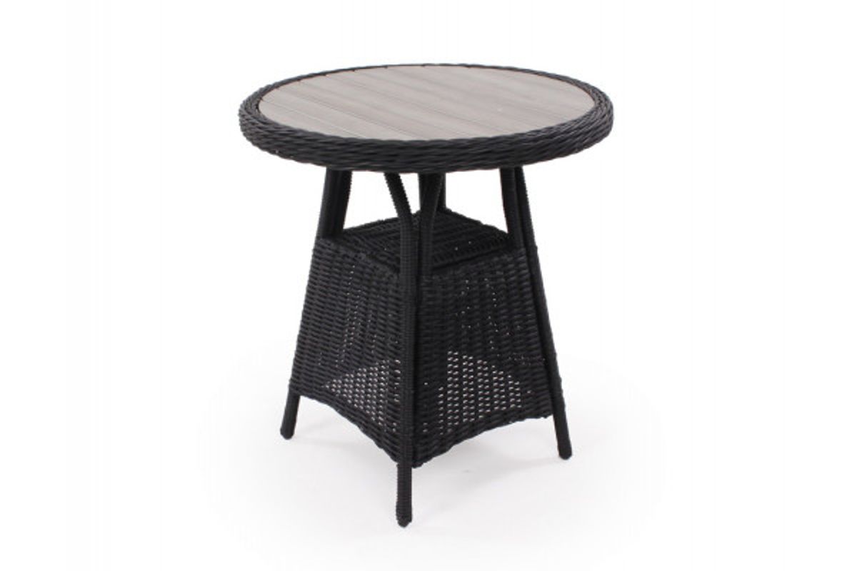 Rio Sort Cafebord - Ø 70 cm