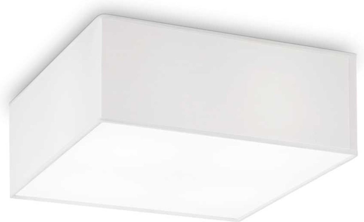 Ritz, Loftslampe, E27 max 4 x 52W, E27, hvid/krom, stof, L400xH150xB400mm