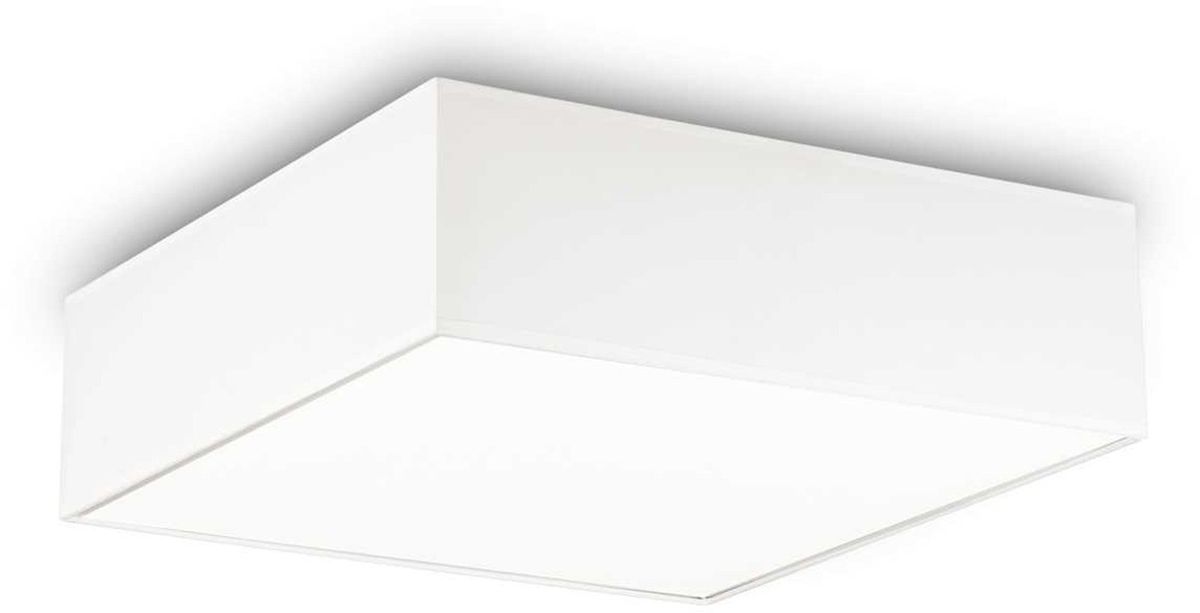 Ritz, Loftslampe, E27 max 4 x 60W, E27, hvid/krom, stof, L500xH150xB500mm