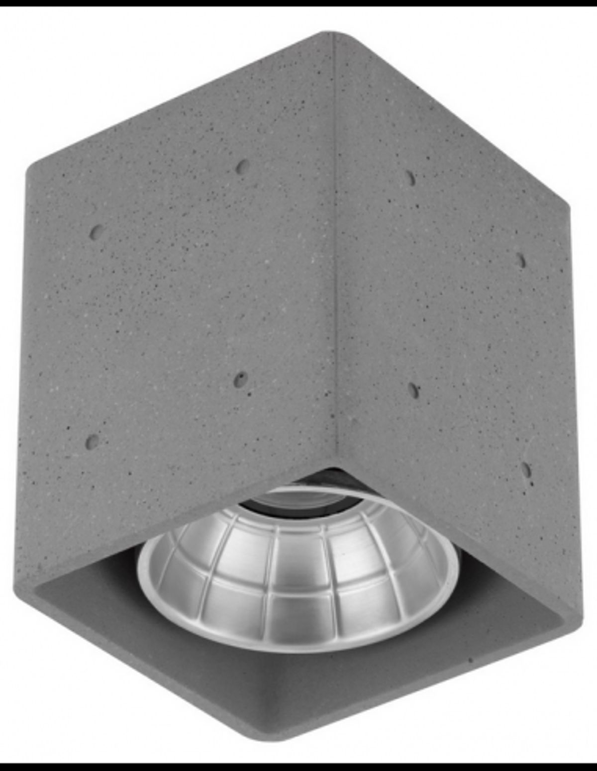 RITZ Udendørs loftlampe i beton 10,2 x 10,2 cm 10W LED - Betongrå