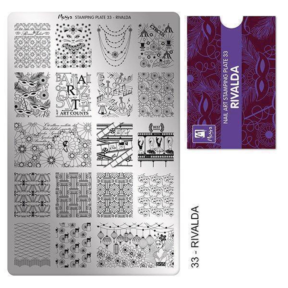 Rivalda Stamping Plade NO. 33, Moyra