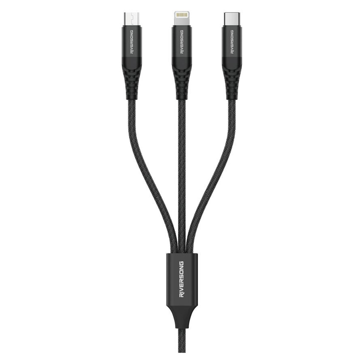 Riversong Infinity, USB-A 3-i-1 kabel, 1m