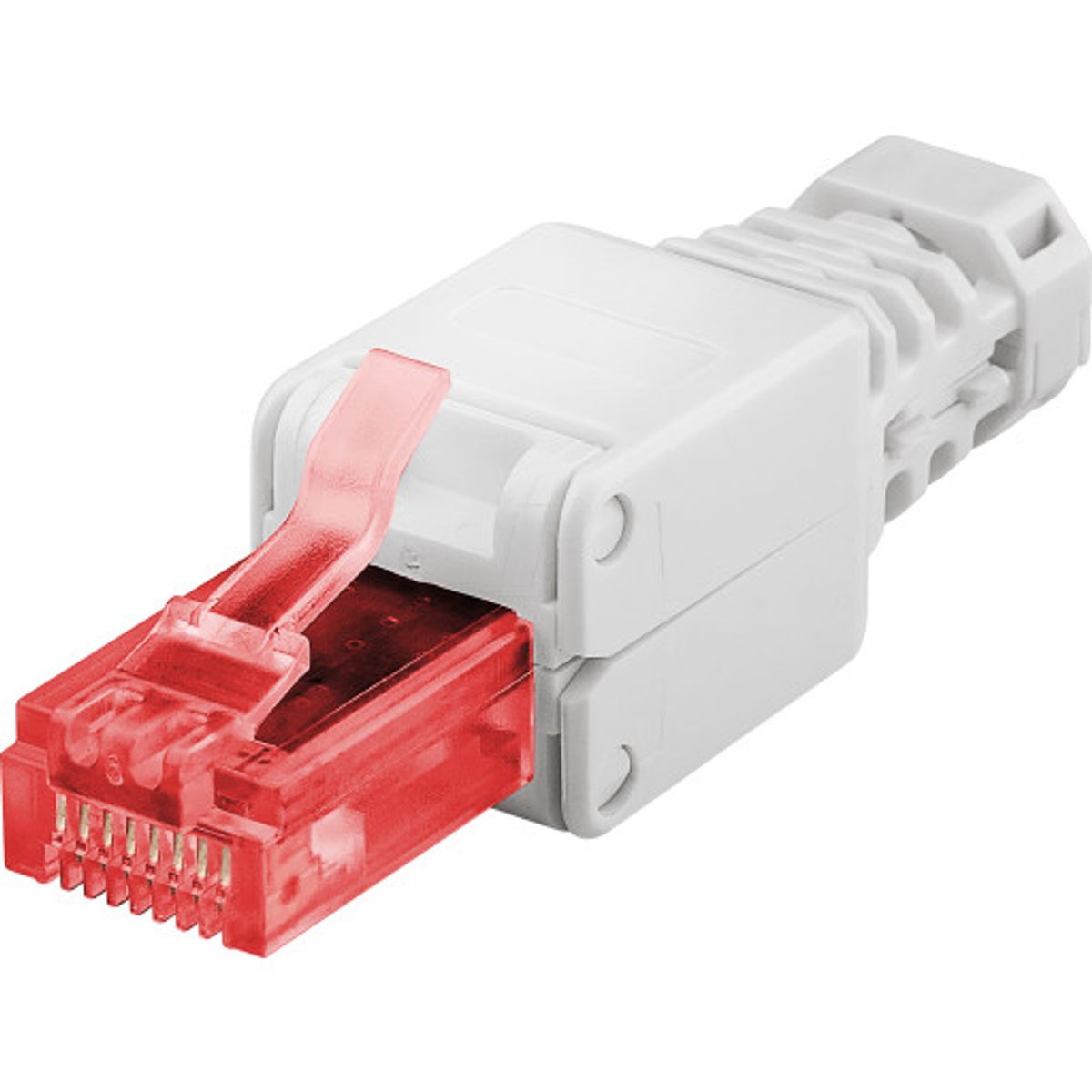 RJ45 netværksstik, UTP, cat. 6