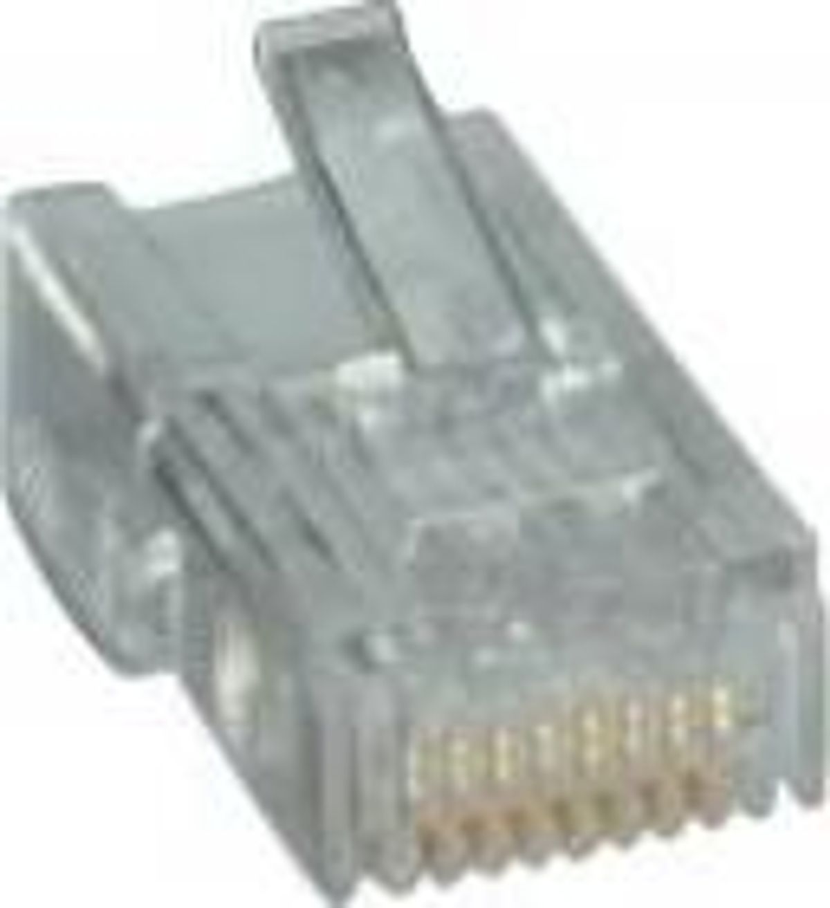 RJ45 UTP 8P8C USKÆRMET, F/BLØD RUND LEDNING