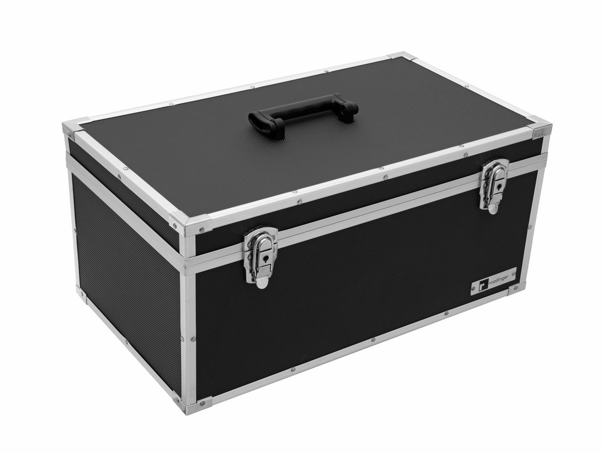 Roadinger Flightcase m. Skumopdeling (53,8 x 29 x 28cm)