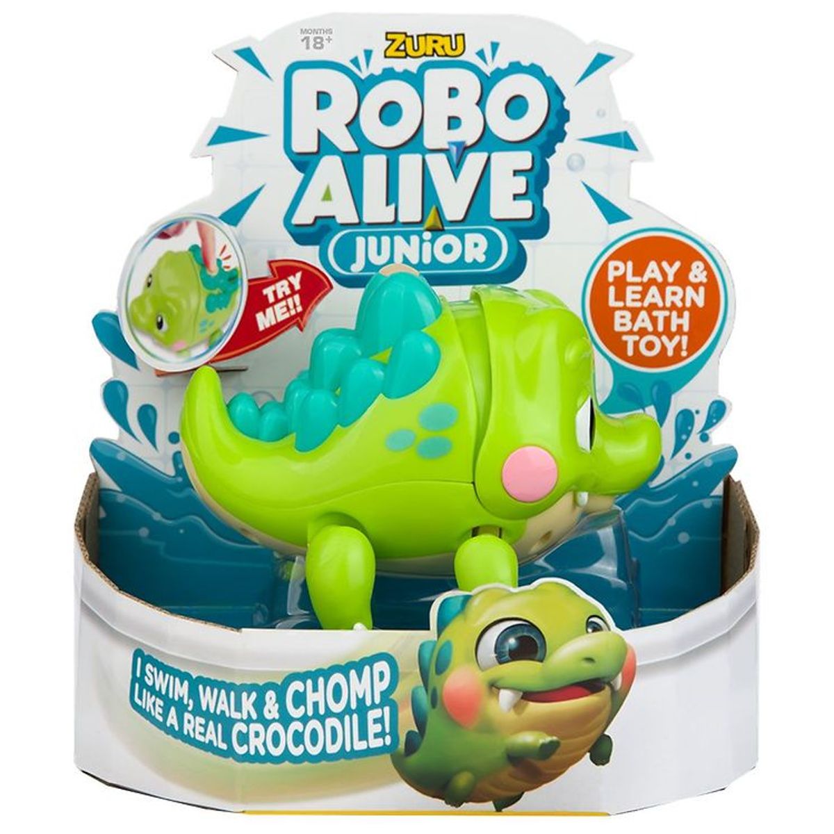 Robo Alive Badelegetøj - Junior - Krokodille