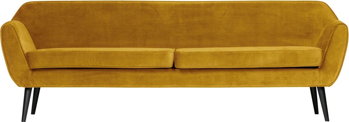 Rocco, Loungesofa, gul, H75x230x82 cm