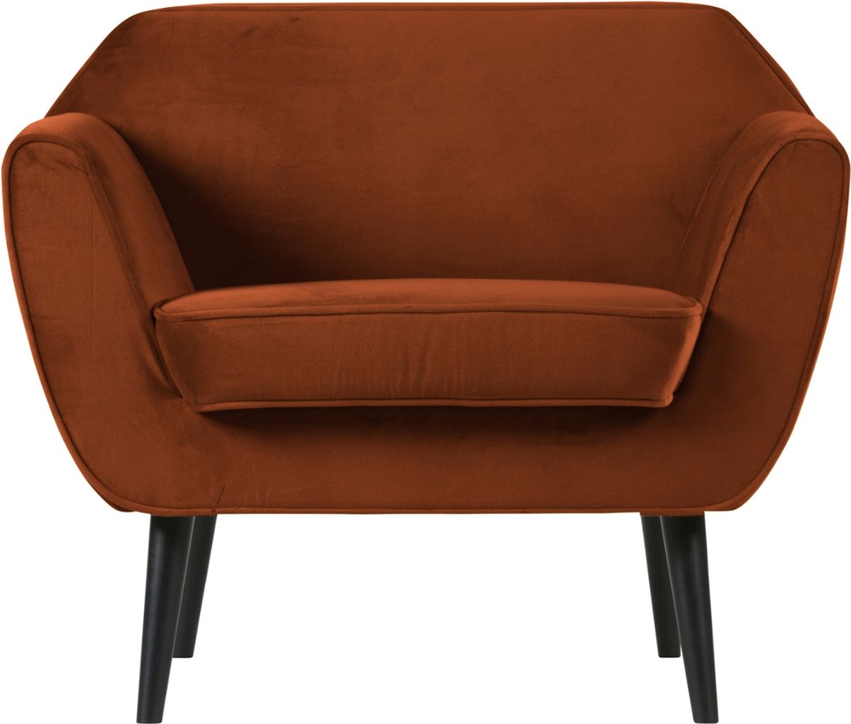 Rocco, Loungestol, orange, H75x92x81 cm