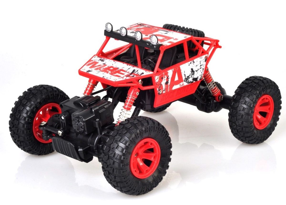 Rock Rover Fjernstyret 4WD Crawler 1:18 2.4G, Rød