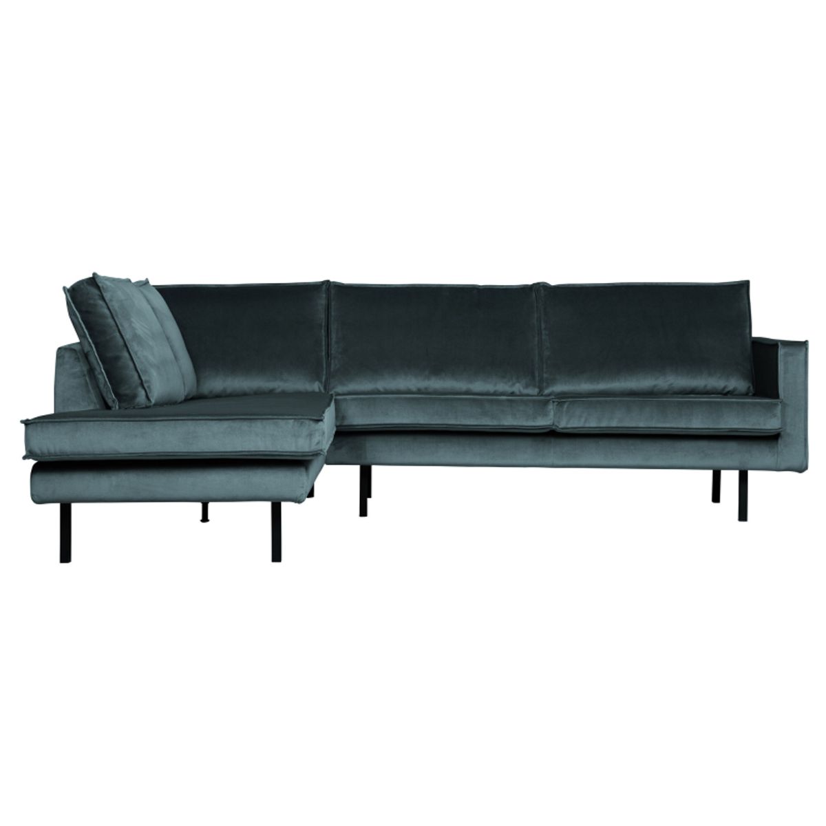 Rodeo Hjørnesofa Venstrevendt Velour - Teal