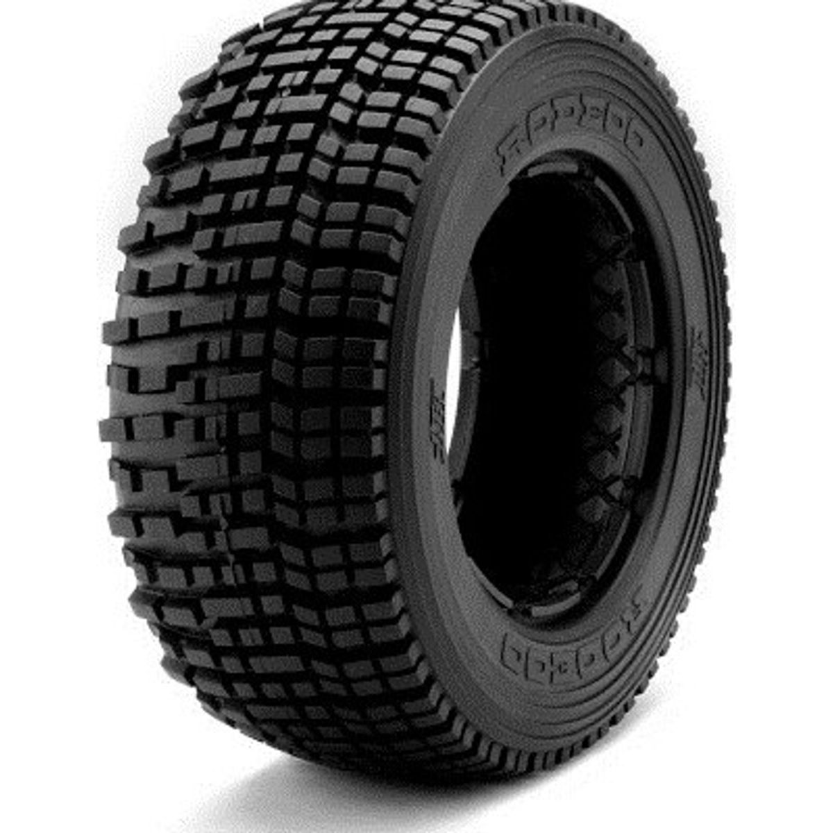 Rodeo Tire (white/baja 5t/front/2pcs) - Hp67864 - Hpi Racing