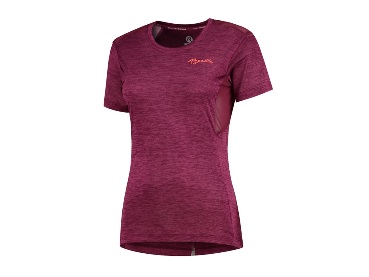 Rogelli Aura - Sports t-shirt - Dame - Cerise/Coral - Str. S