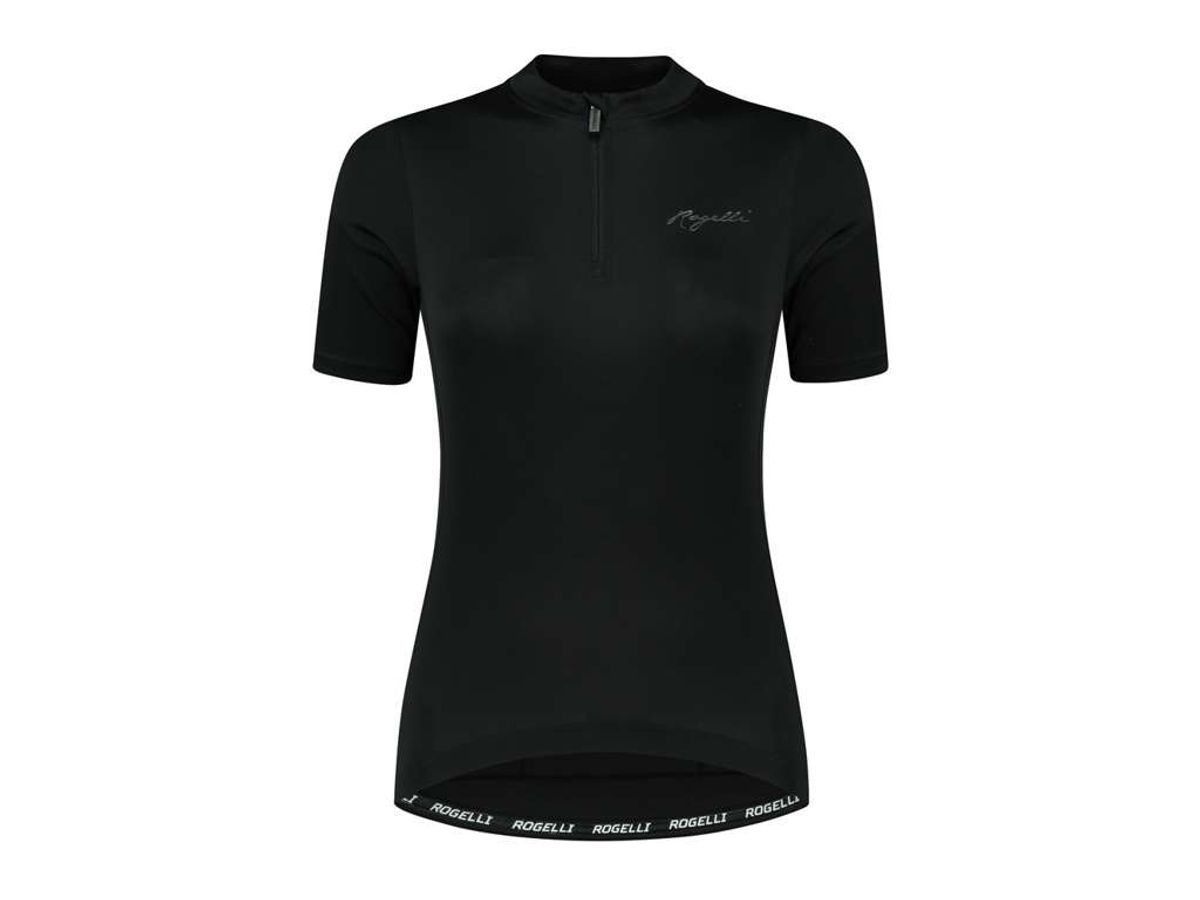 Rogelli Core - Cykelbluse - Dame - Korte ærmer - Sort - Str. 2XL