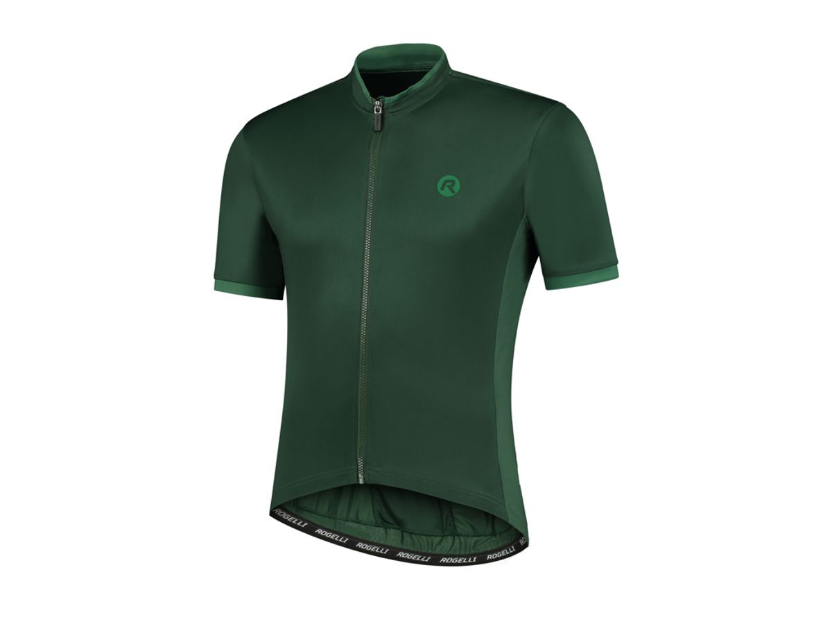 Rogelli Essential - Cykeltrøje - Korte ærmer - Army grøn - Str. 2XL