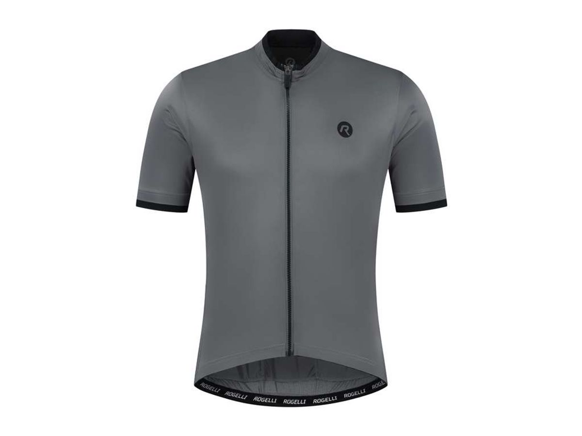 Rogelli Essential - Cykeltrøje - Korte ærmer - Grafit - Str. 3XL