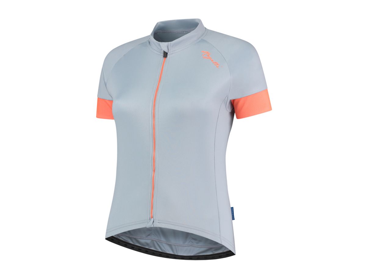 Rogelli Modesta - Cykelbluse - Dame - Korte ærmer - Comfort Fit - Grå - Str. XL