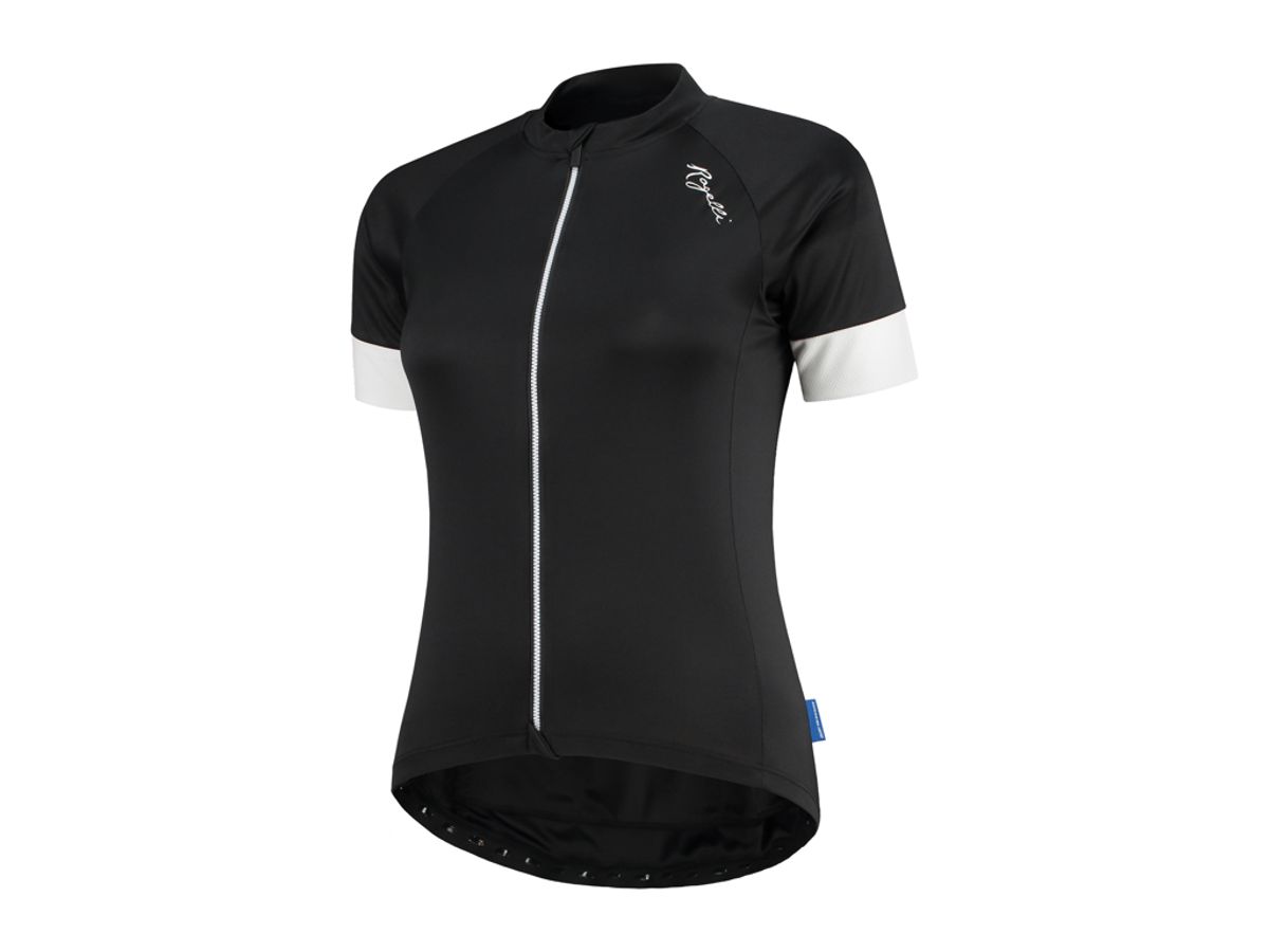 Rogelli Modesta - Cykelbluse - Dame - Korte ærmer - Comfort Fit - Sort/Hvid - Str. 2XL