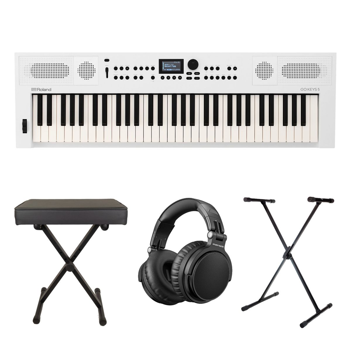 Roland GO:KEYS 5 Startpakke (Hvid)