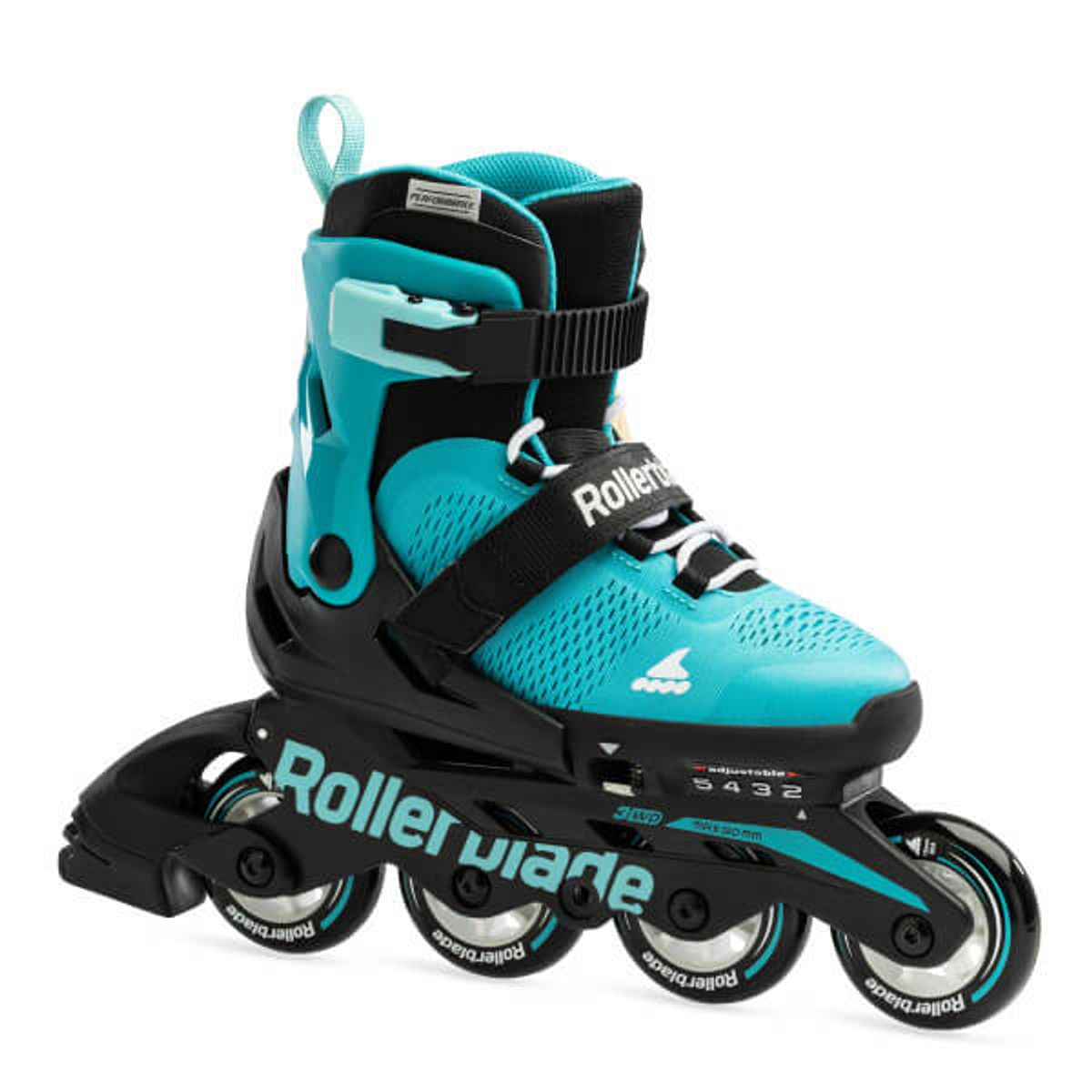 Rollerblade Microblade Inline Rulleskøjte Aqua/Sort