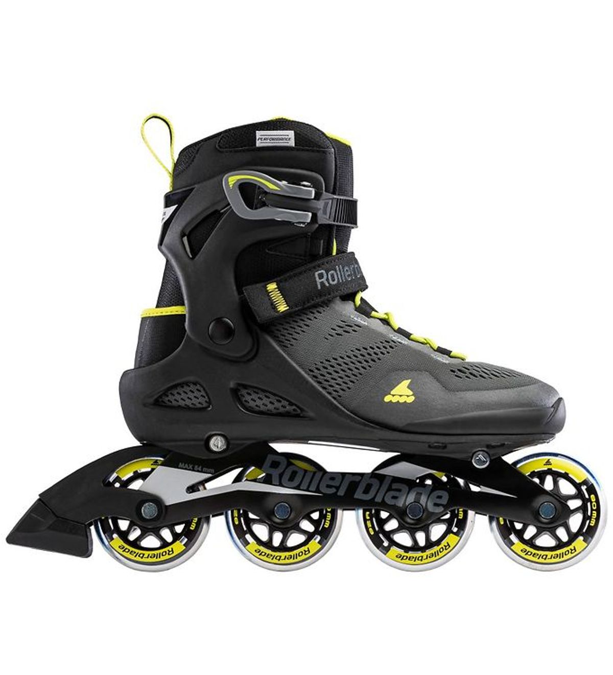 Rollerblade Rulleskøjter - Macroblade 80 - Black/Lime