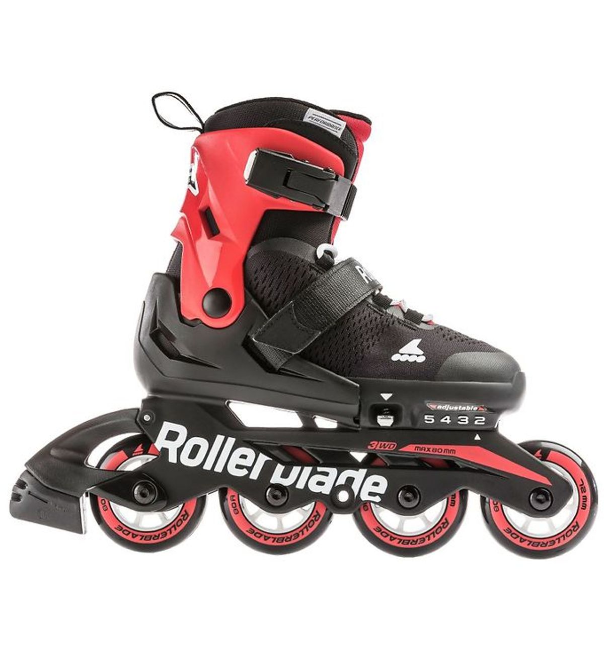 Rollerblade Rulleskøjter - Microblade - Black/Red